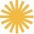 Yellow sunburst logo - Mosaic Church, Freeport, FL