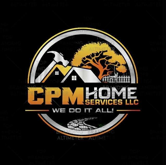 yellow home ona black background logo CPM Home Services LLC