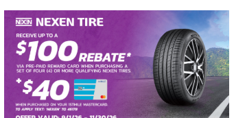 Tire Rebate | Santa Cruz Tire and Auto Care