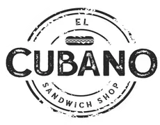 El Cubano Sandwich Shop logo: a circular design with the name 