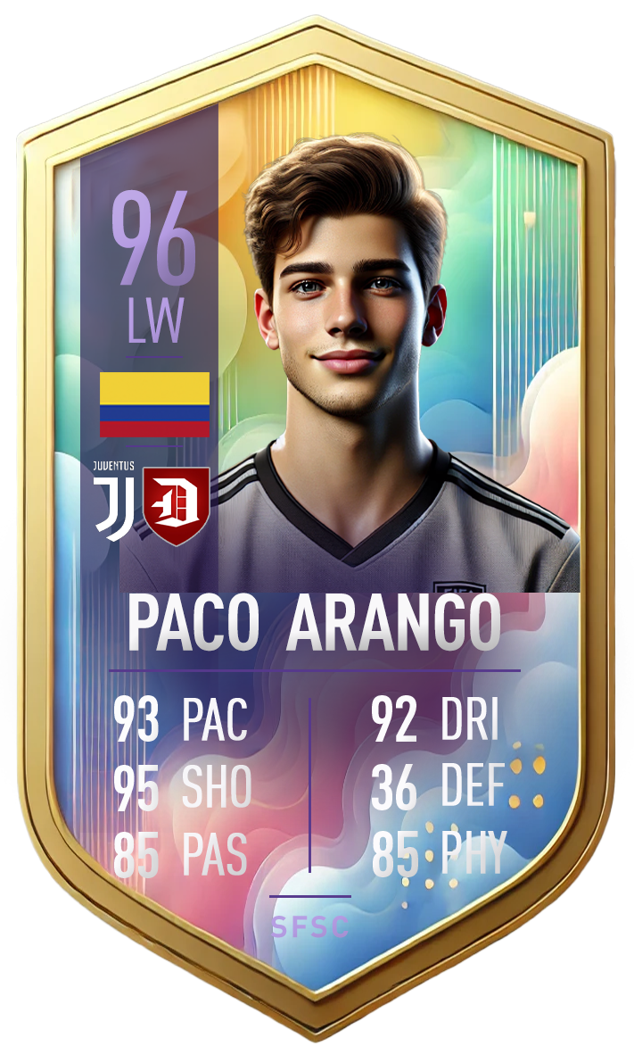 FIFA card featuring