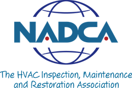 The nadca logo has a globe in the middle of it.