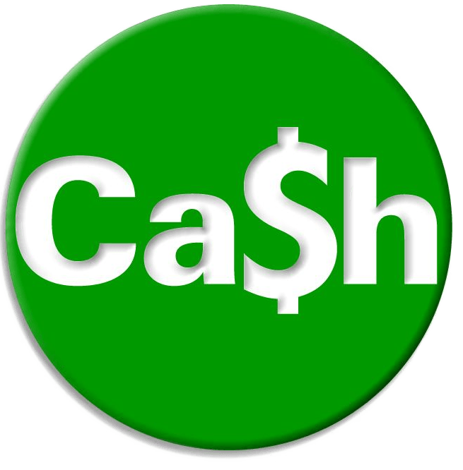 A green circular icon with the word