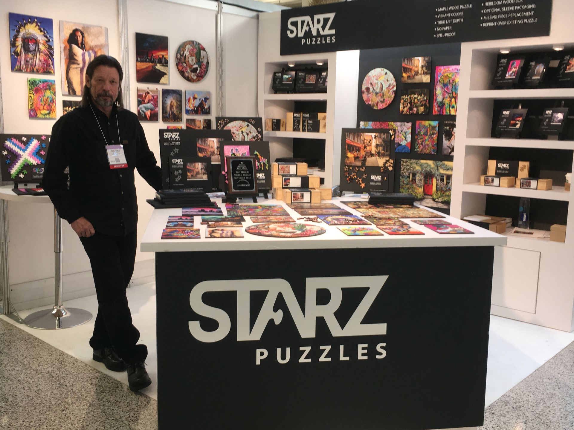 Starz Puzzles Gift Show Event
