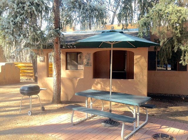 Picnic area with grill