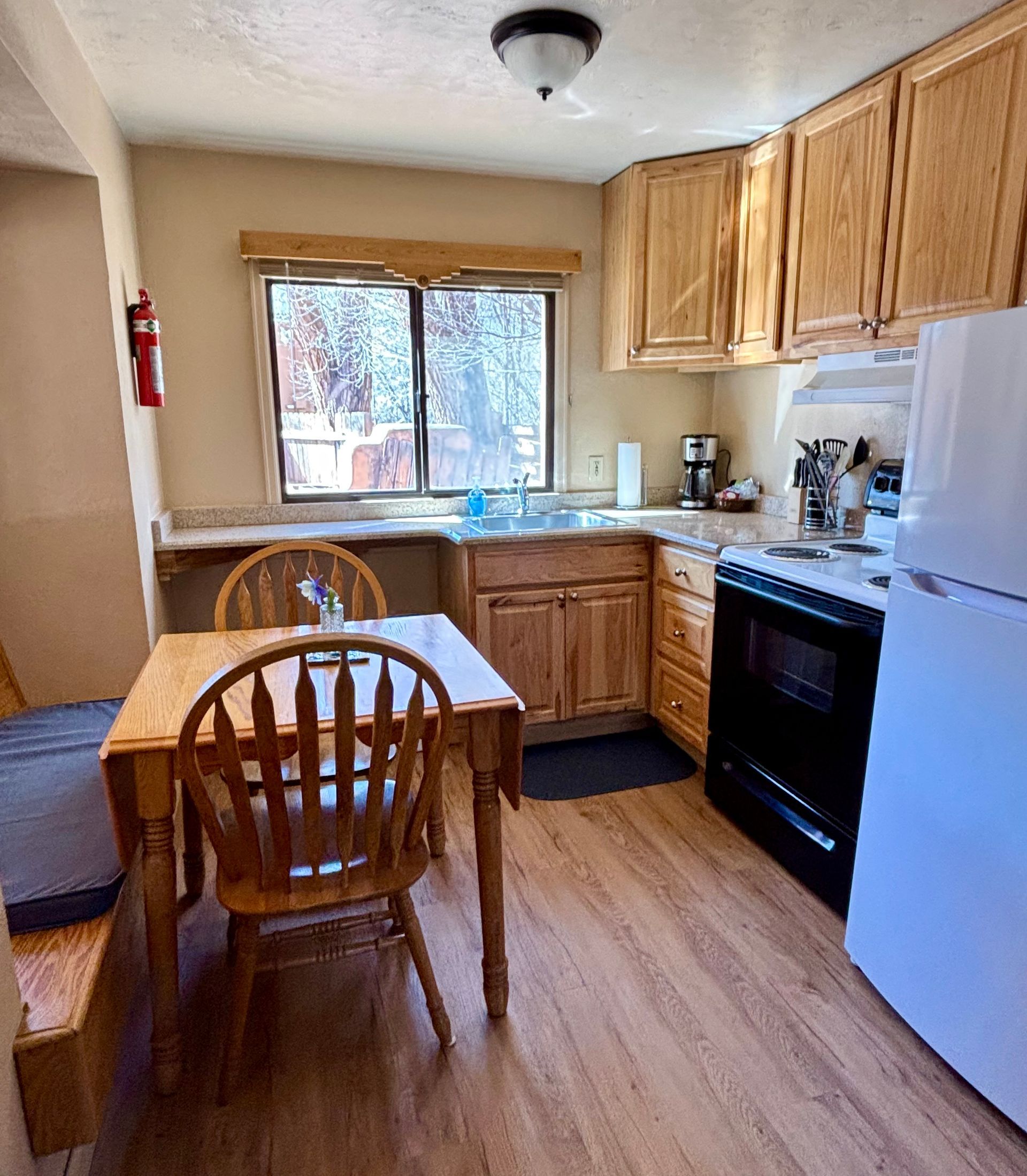 Fully stocked kitchen