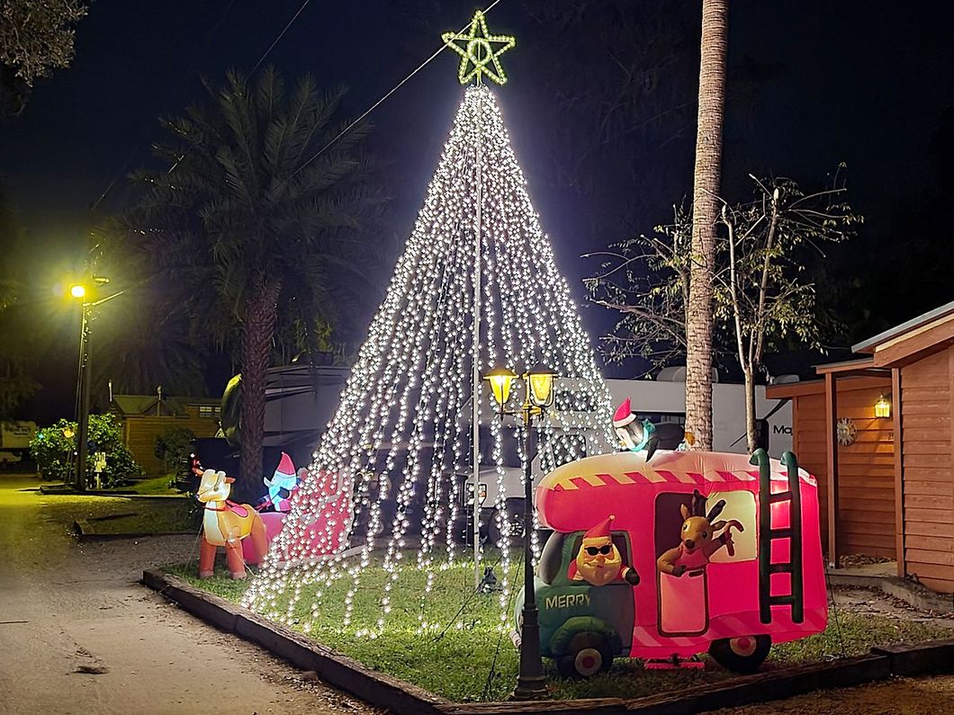 a christmas tree with a star on top of it