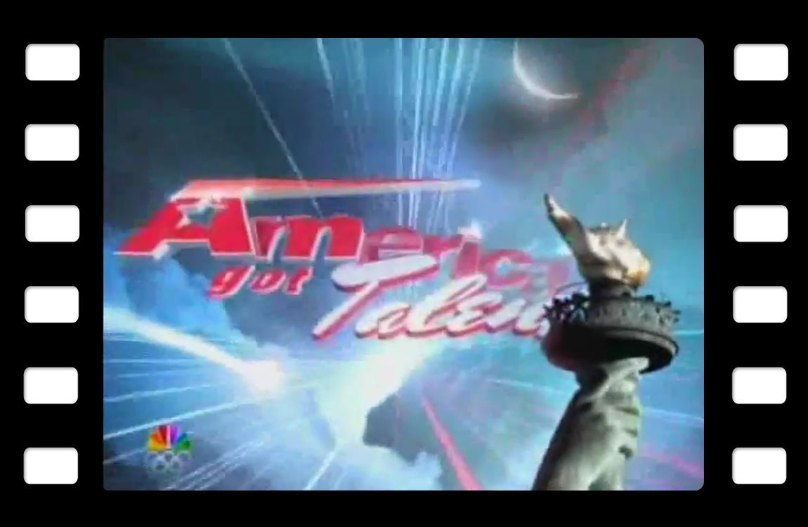 an advertisement for america 's got talent shows a statue of liberty