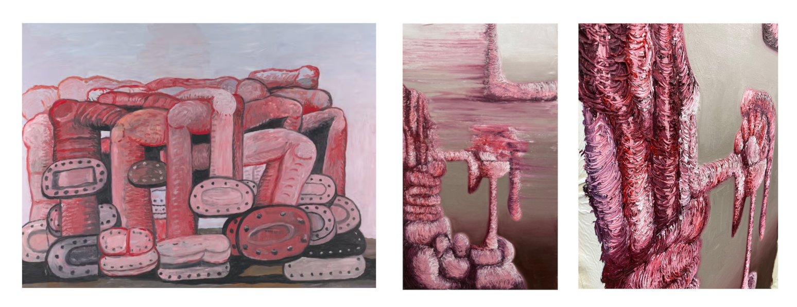 Philip Guston and Lala Drona Paintings