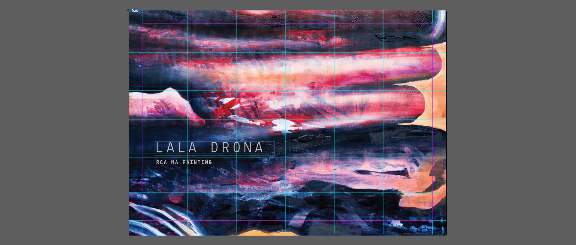 Cover page of portfolio RCA MA Painting