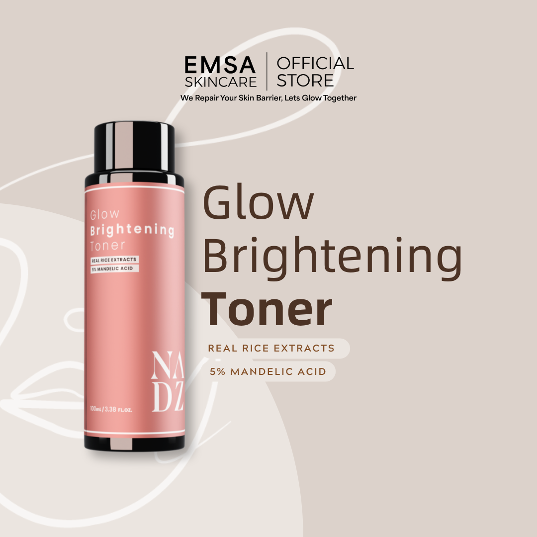 Glow Brightening Toner | Melembap dengan gliserin & panthenol