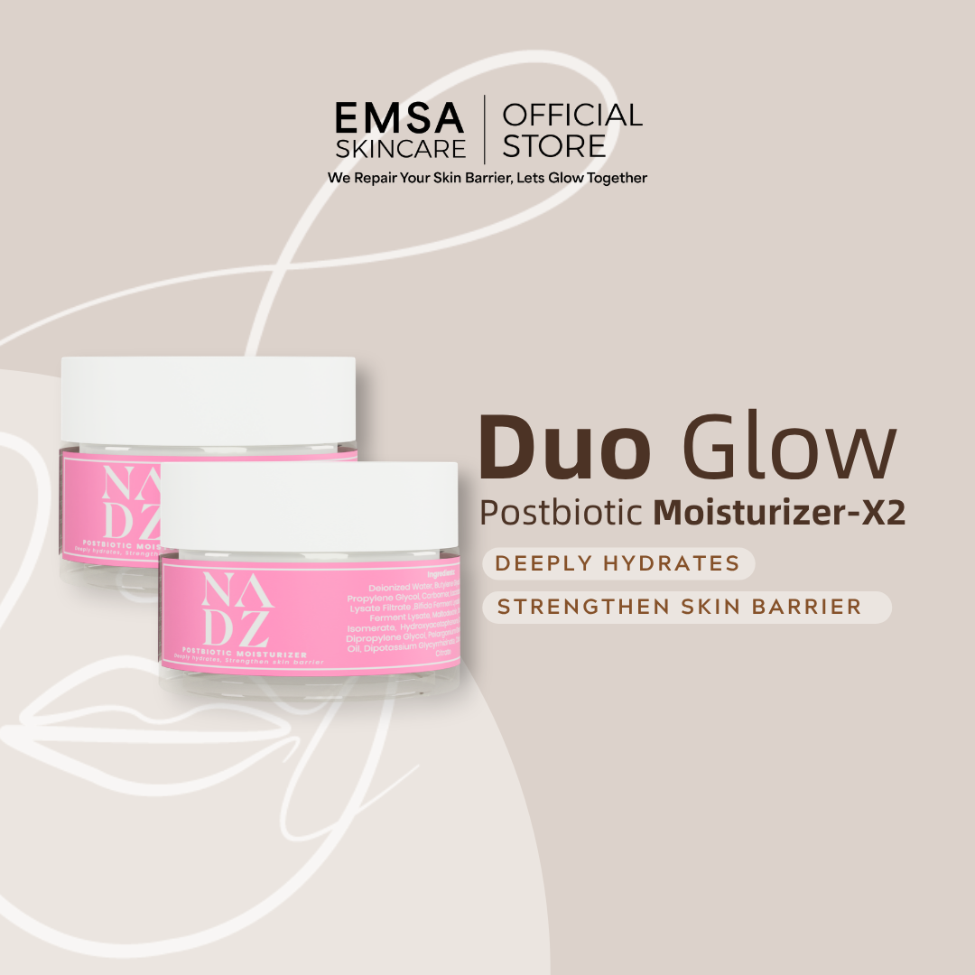 Duo Glow | NADZ Postbiotic Moisturizer X2