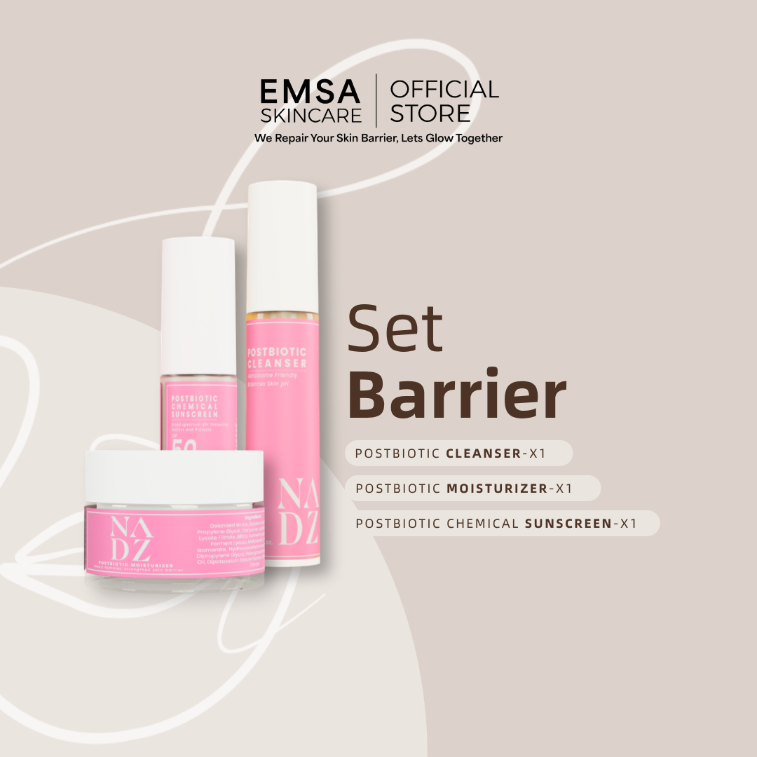 NADZ Set Barrier (Cleanser + Moisturiser + Sunscreen)