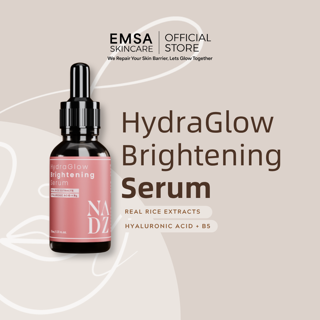 HydraGlow Brightening | Serum Nano hyaluronic acid untuk hidrasi mendalam