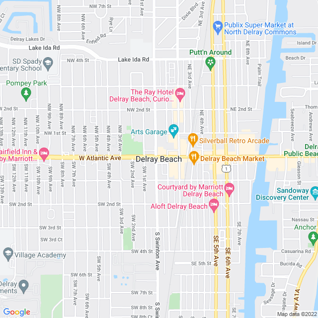 Map of business location