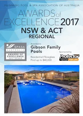 Awards of Excellence 2017 NSW & Act Regional Gibson Family Pools — Gibson Family Pools Pty Ltd In Port Macquarie, NSW
