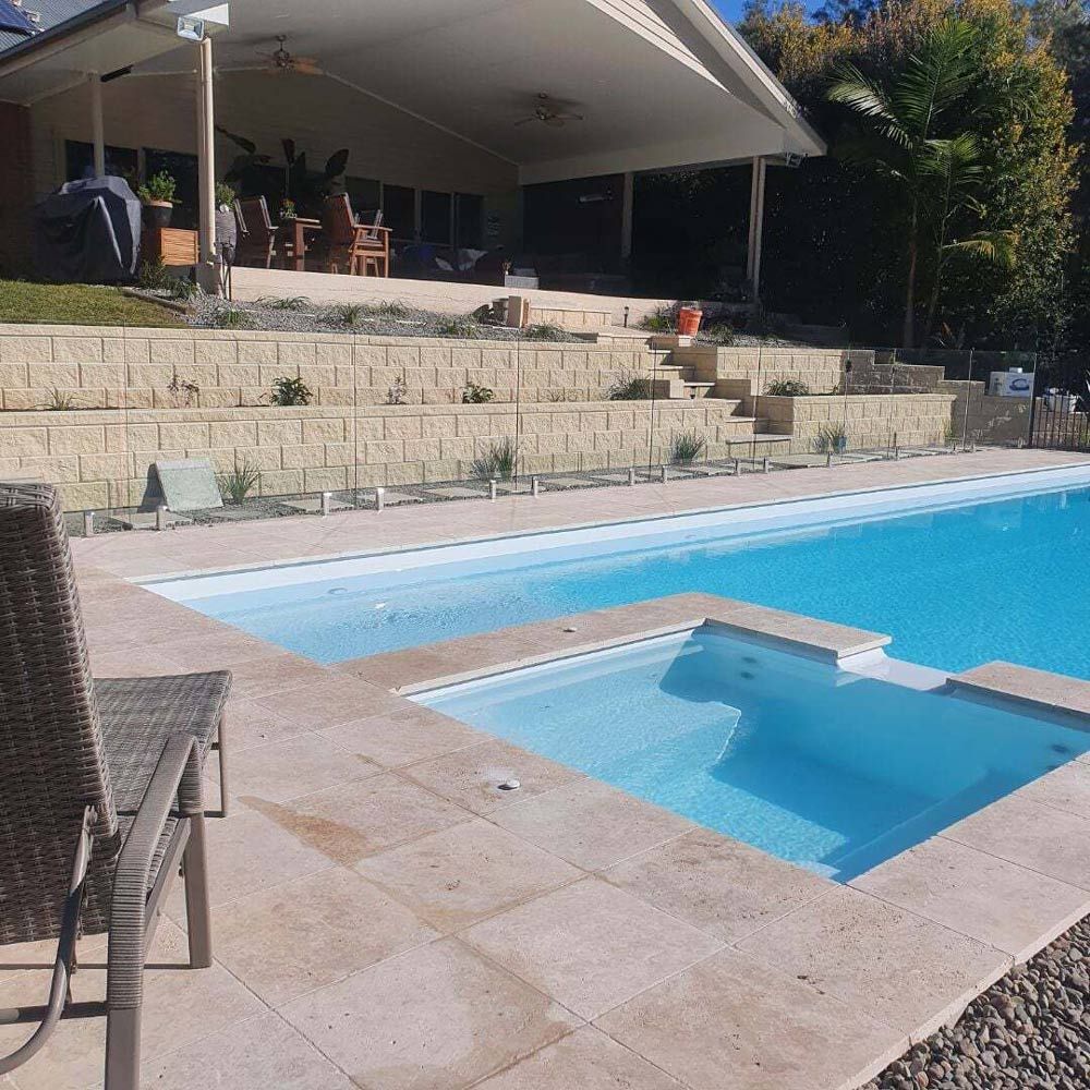 Swimming Pool with A Patio Area