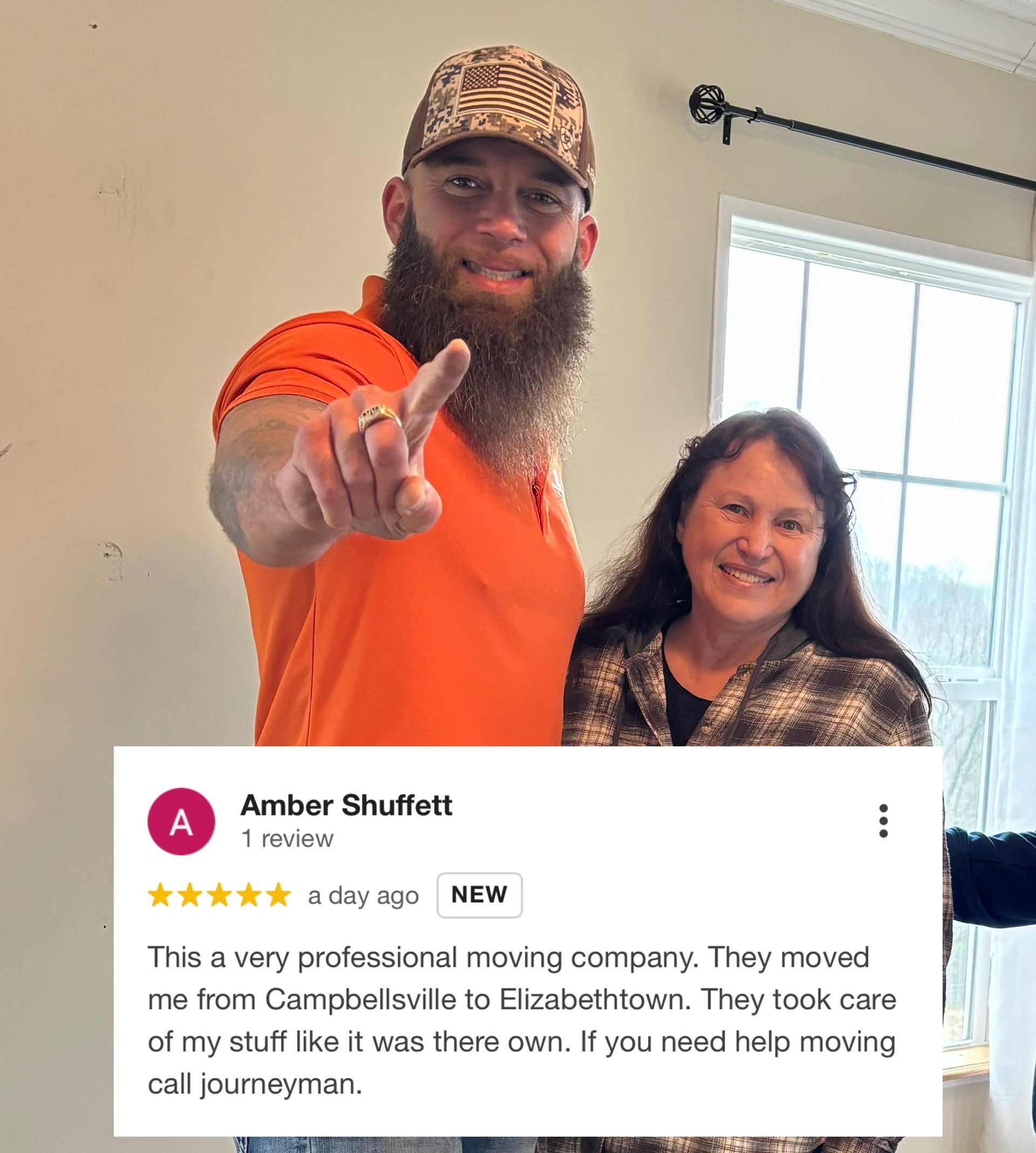 Happy Kentucky moving clients sharing positive experiences and success stories. Trust our expert moving company for stress-free local and long-distance moves
