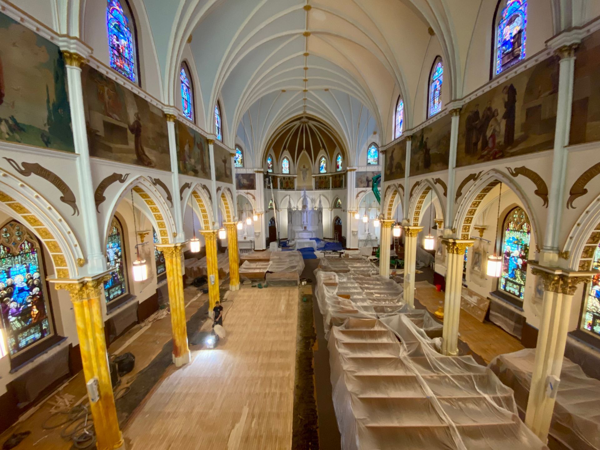 Church interior painting 17