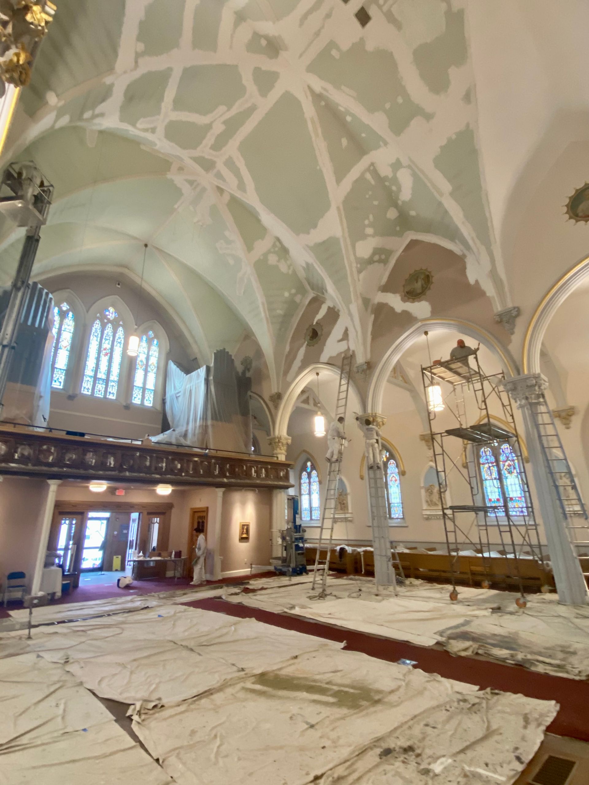 Church Painting Prep Work 4