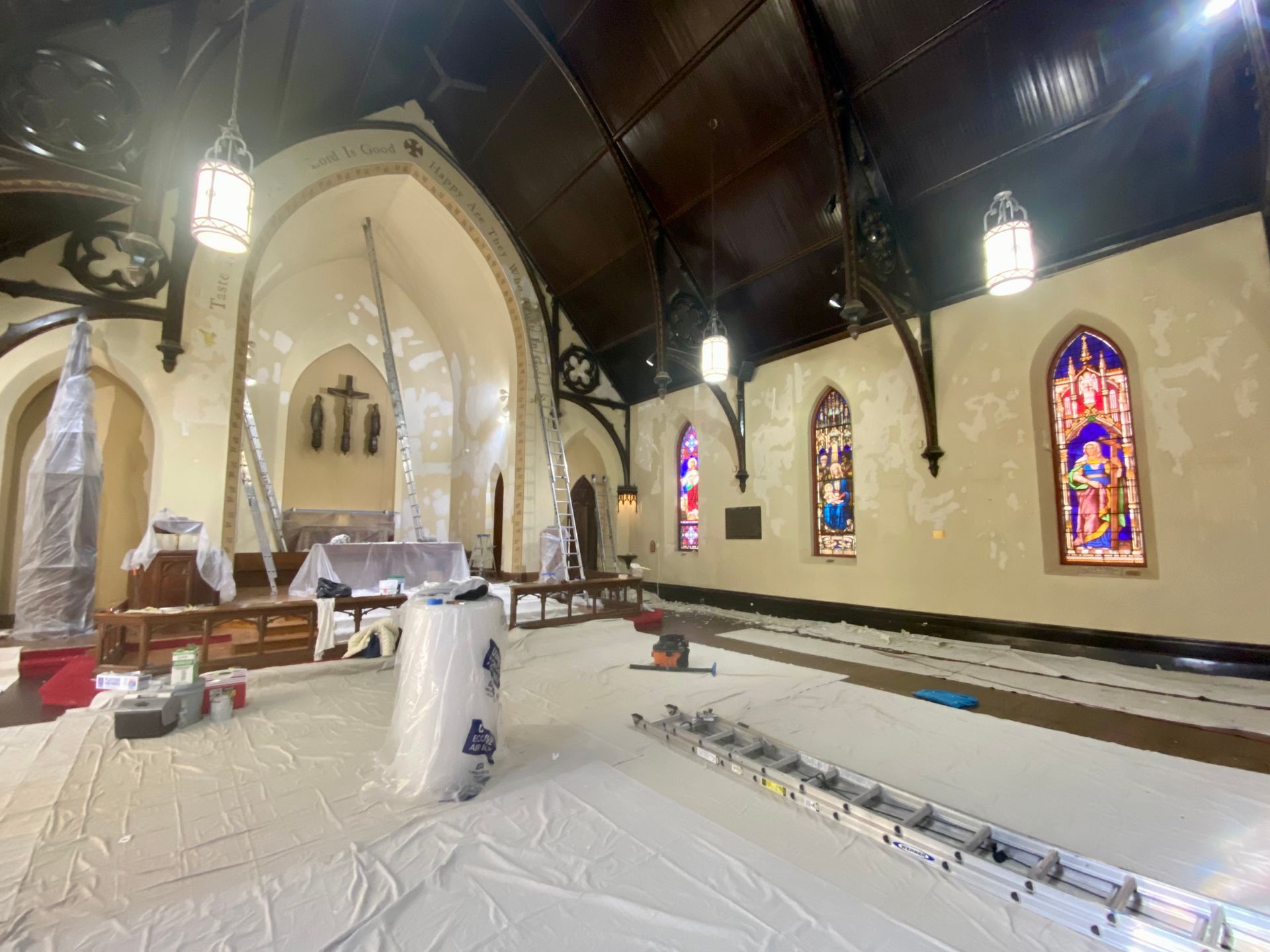 Church Painting Prep Work 3