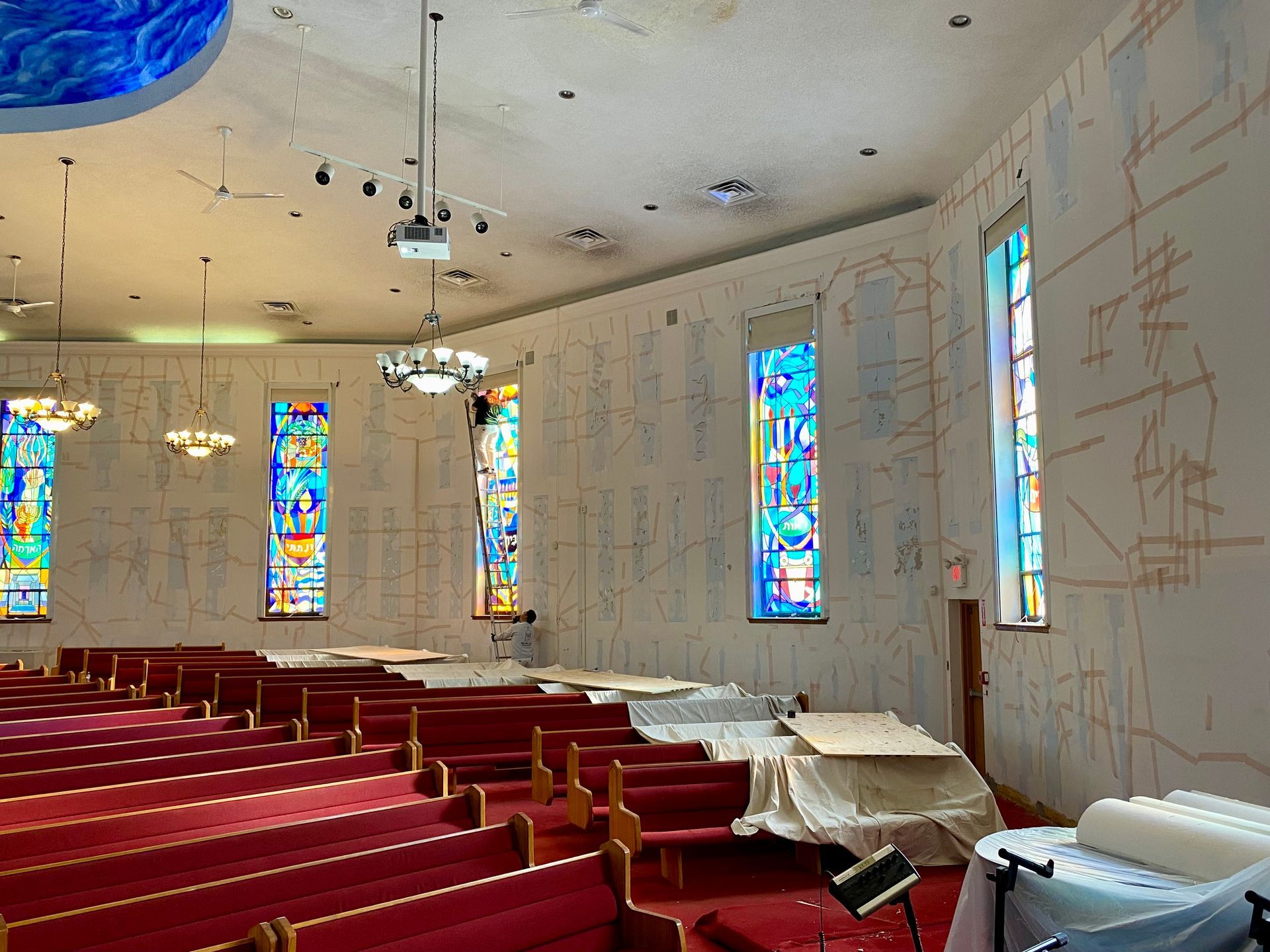Church Painting Prep Work 6