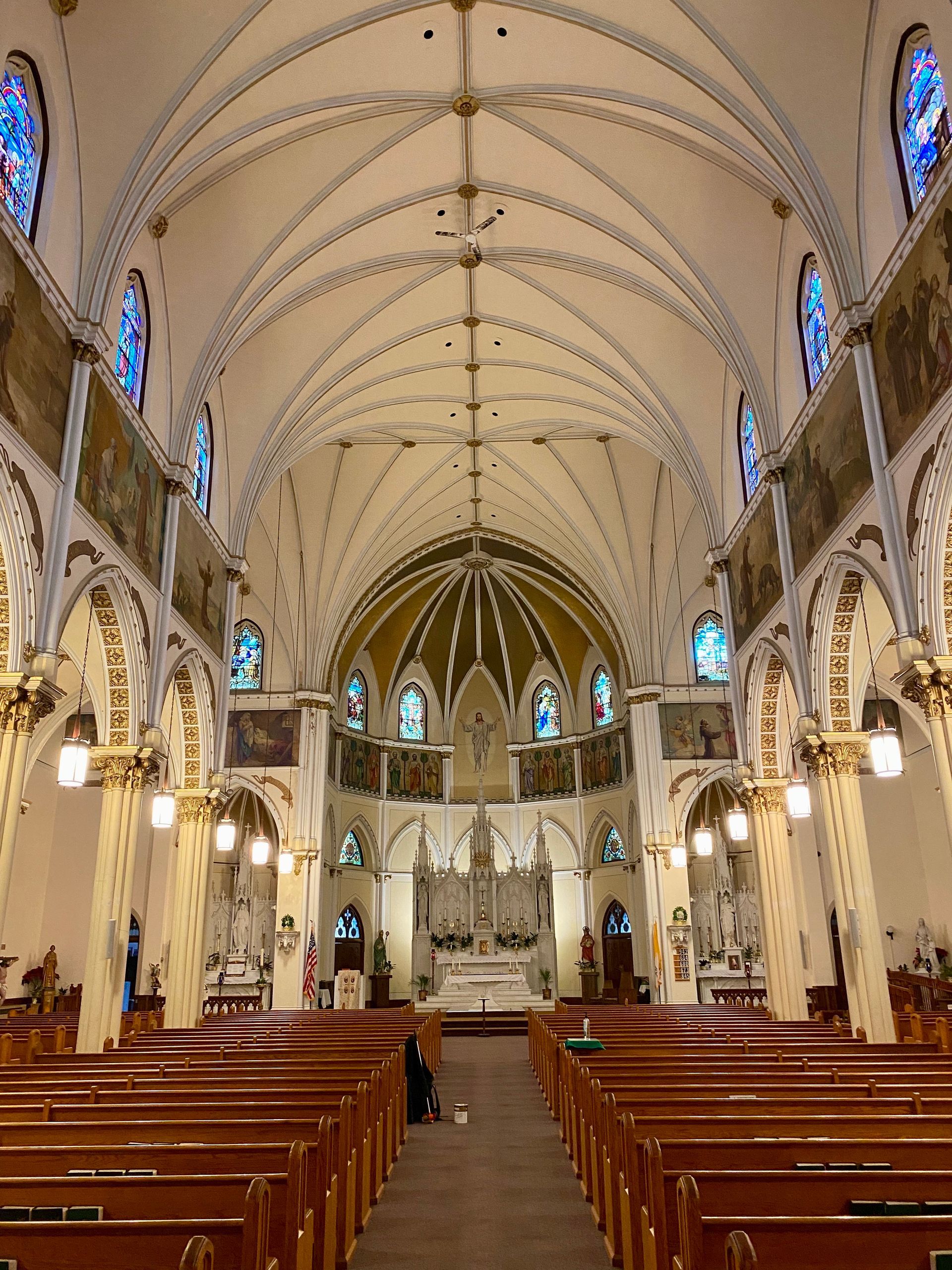 Church interior painting 14