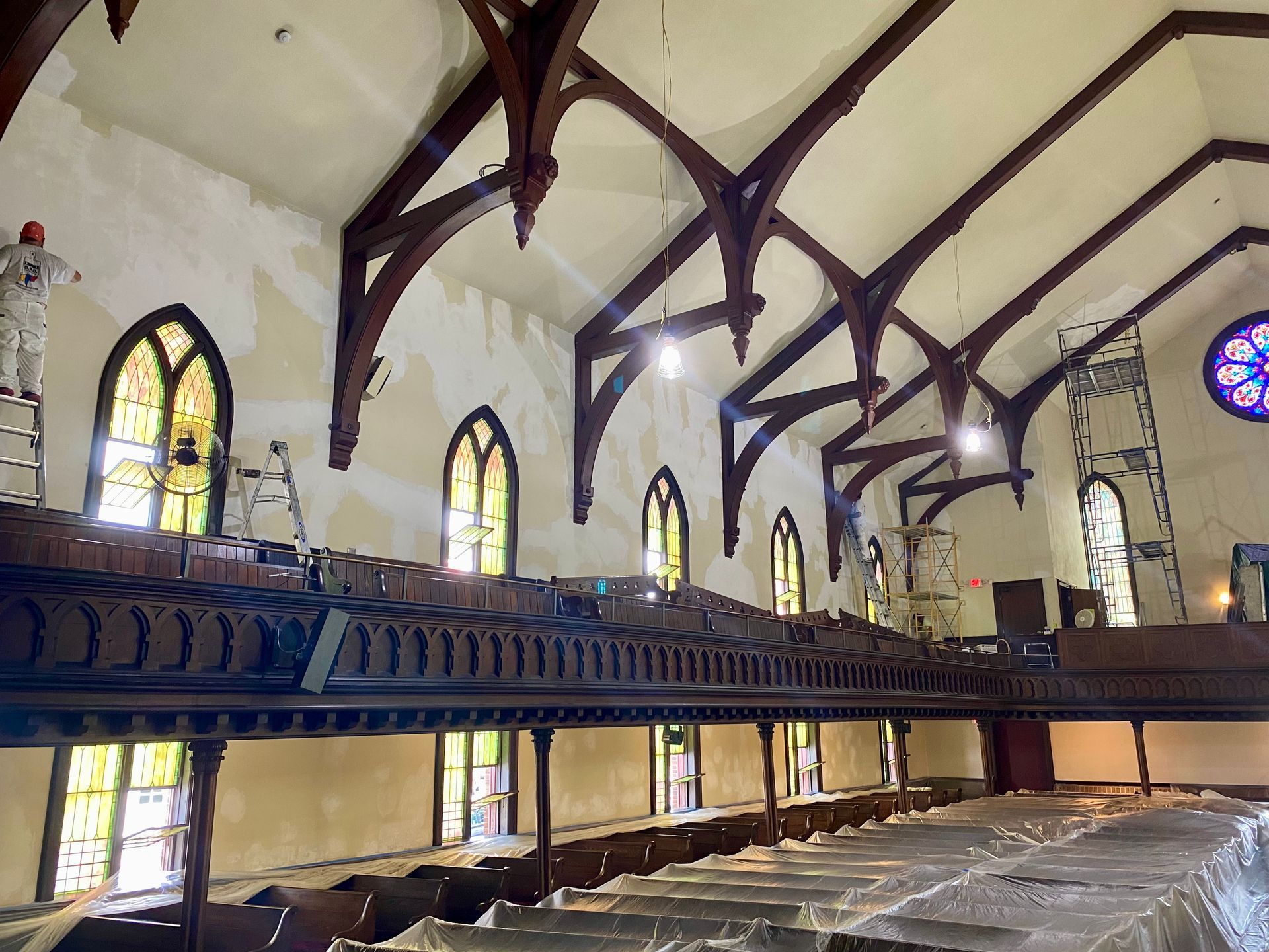 Church Painting Prep Work 8