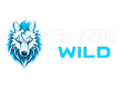 Blue wolf logo with the words “CrossFit WILD” on a white background