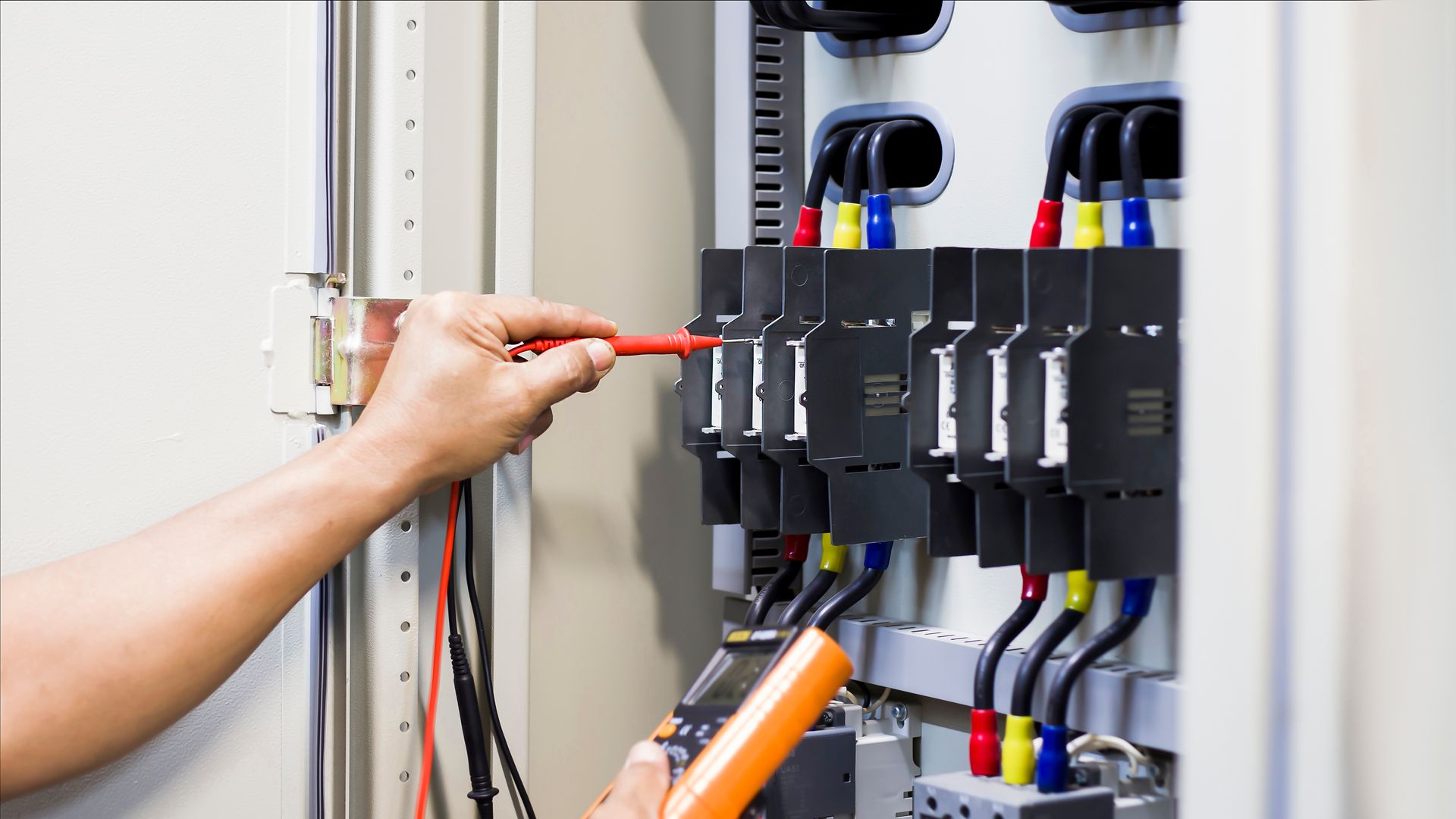 Photo of an electrical panel