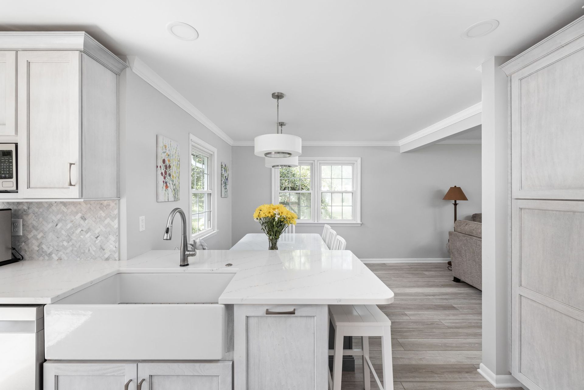 RADIANT WITH NATURAL LIGHT - Natural Light Kitchen Renovations With A Scandinavian Touch