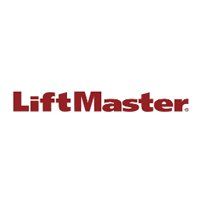 LiftMaster logo in red text on a white background