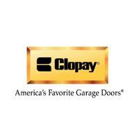 Clopay logo with gold emblem and the tagline “America’s Favorite Garage Doors”