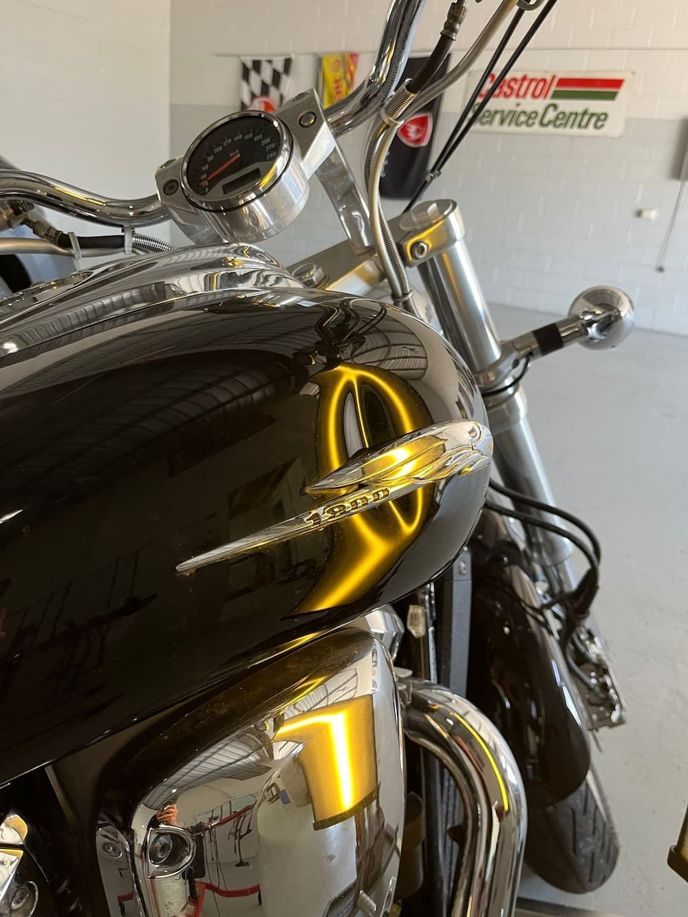 Motorbike Tank Repaired — Dent Motive in Runaway Bay, QLD