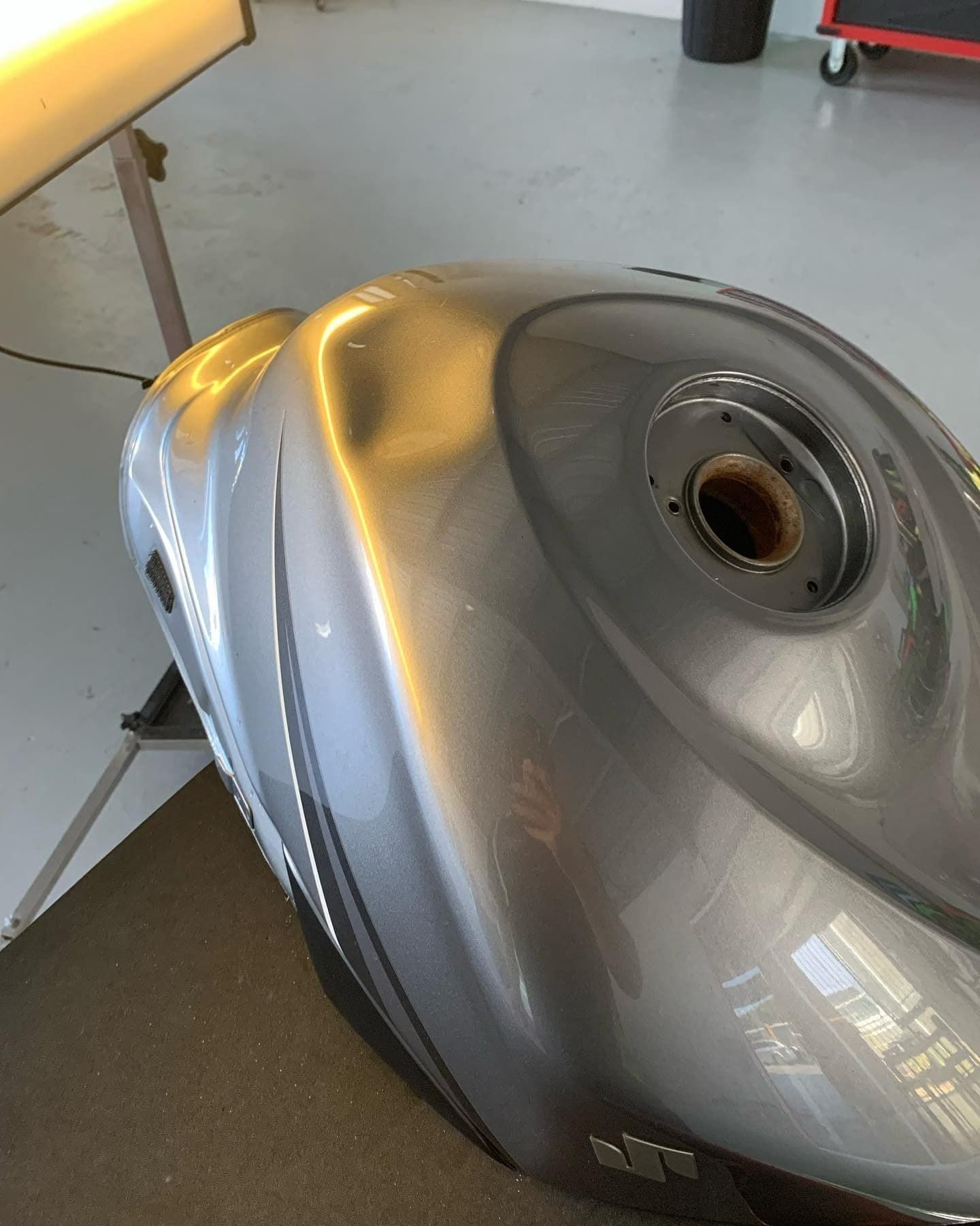A Motorcycle Fuel Tank — Dent Motive in Southport, QLD
