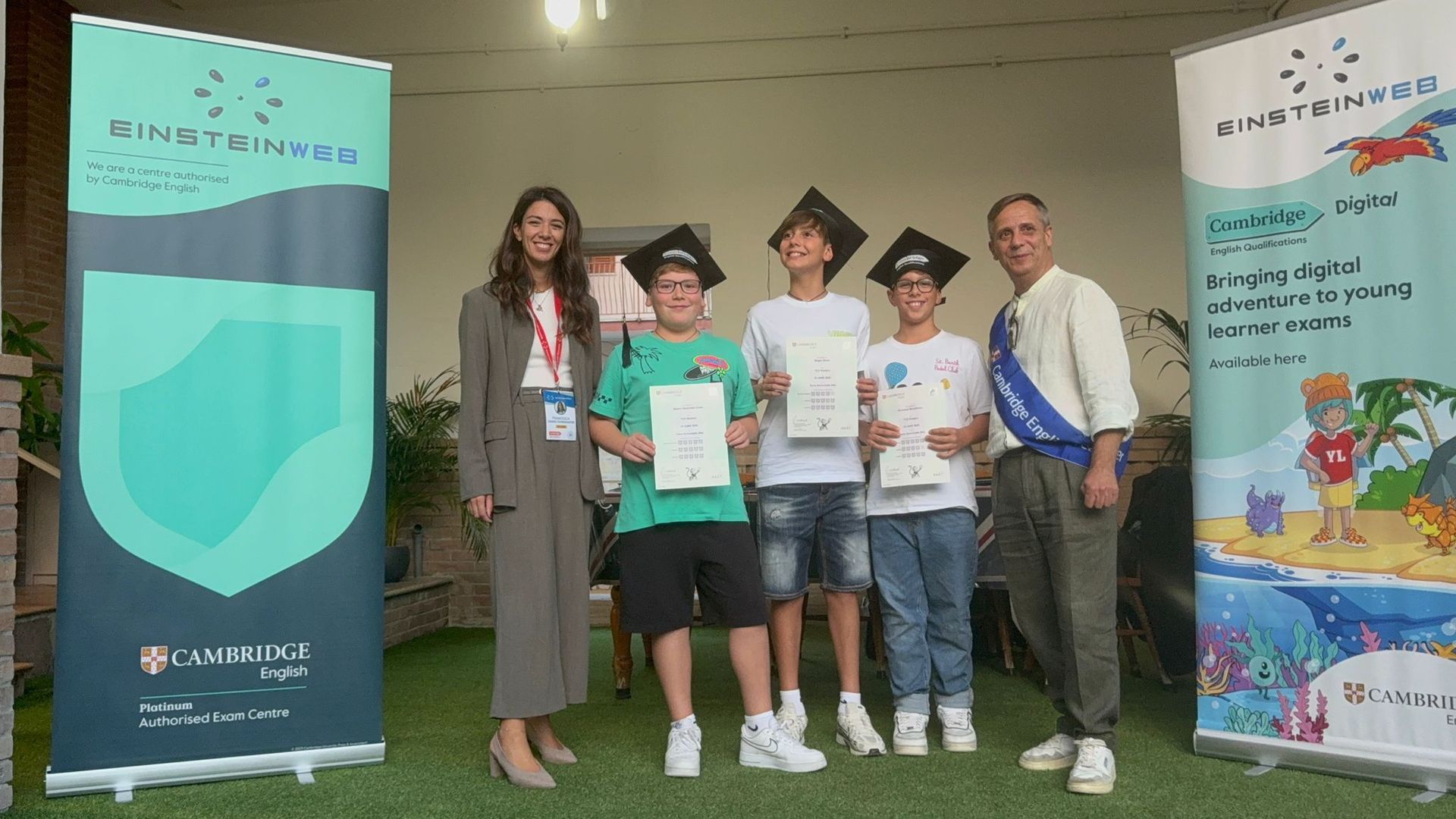 Cerimonia di consegna delle certificazioni
