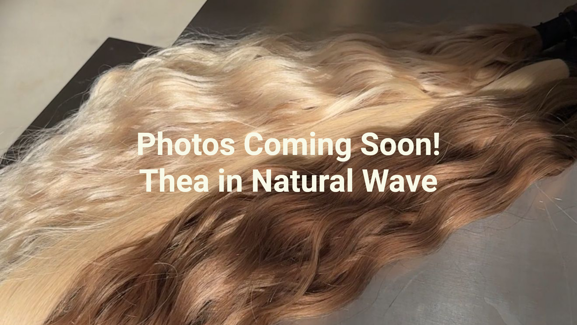 Thea Human Hair Weft with Wave – Level 8 Natural Neutral Human Hair Weft