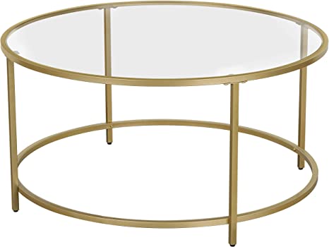 Gold Round Coffee Table