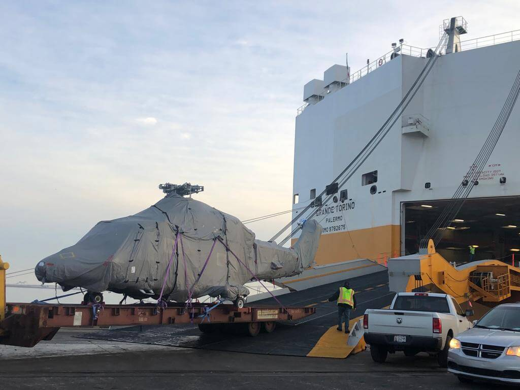 Boat with cargo