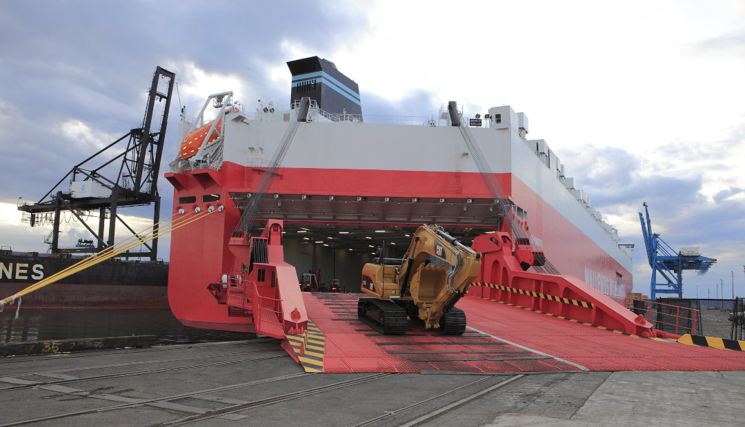 Boat shipping cargo