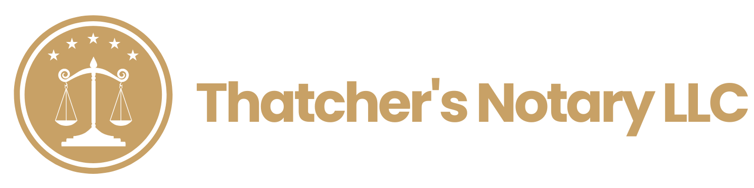 Thatcher's Notary, LLC logo
