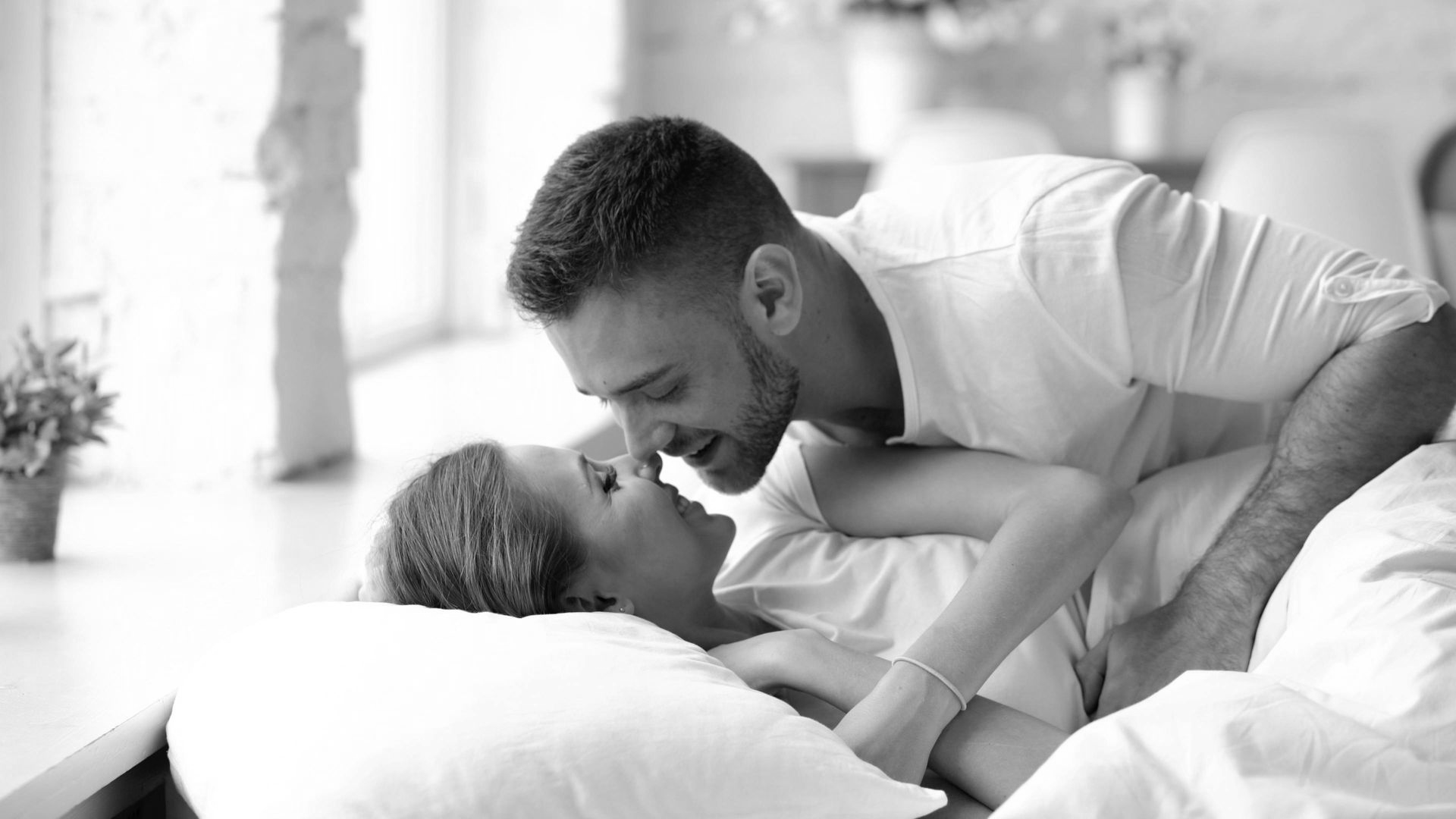 Couple on the bed 