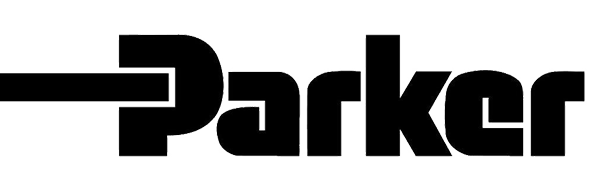 Black Parker logo in stylized bold lettering on a white background