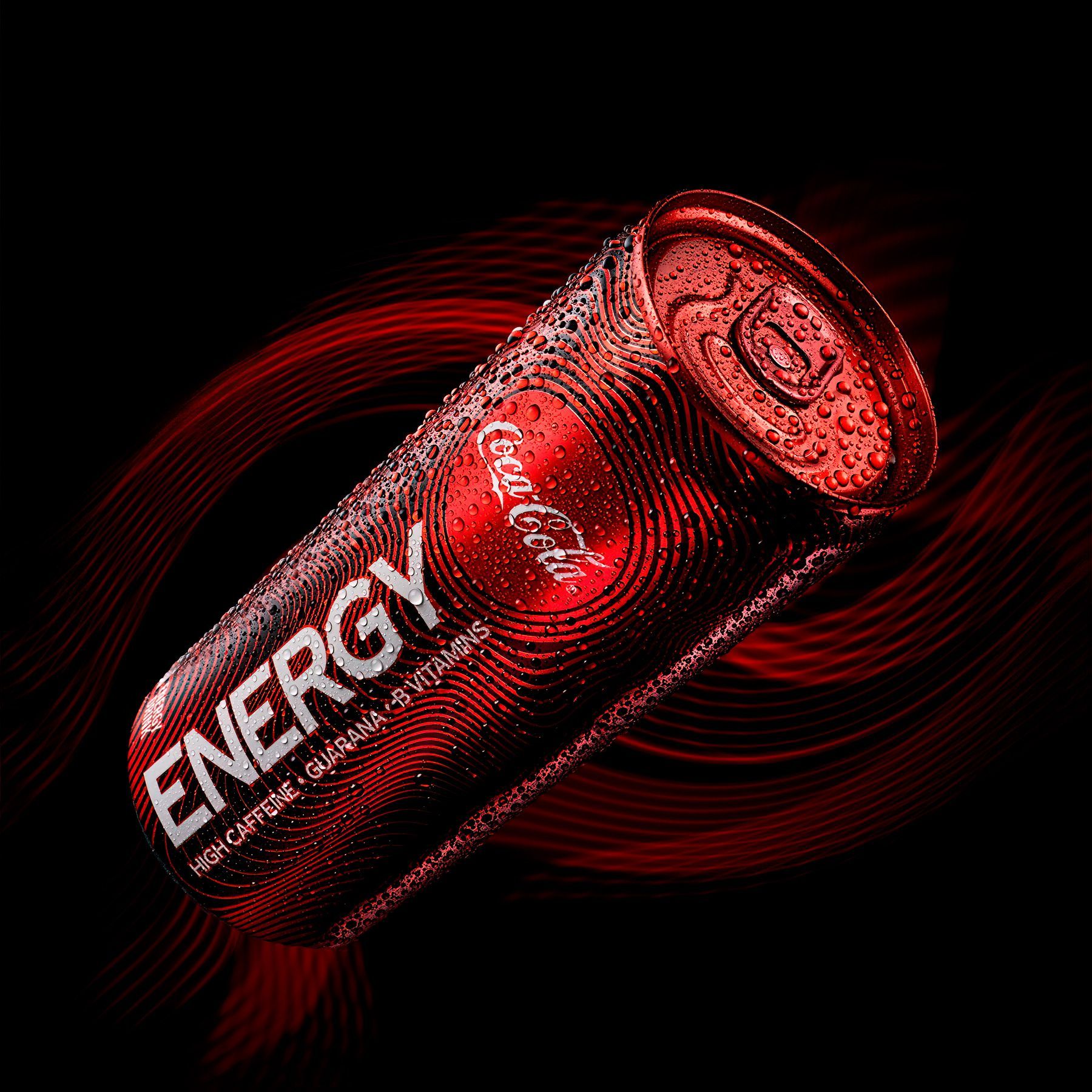 Coca-Cola advertising photography — commercial product shoot by Krzysztof Czernecki, London