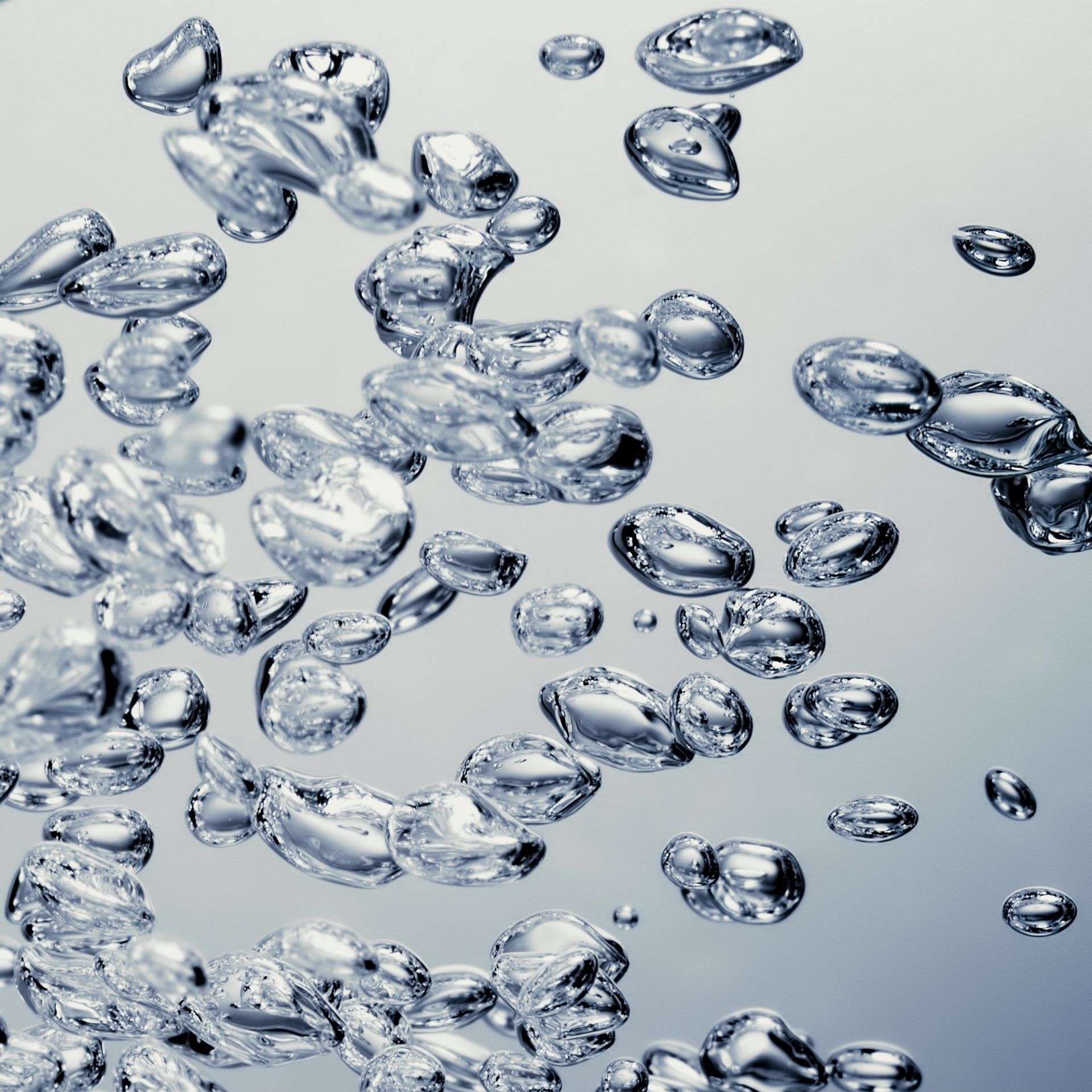 Liquid droplet sequence — high-speed photography London, Krzysztof Czernecki
