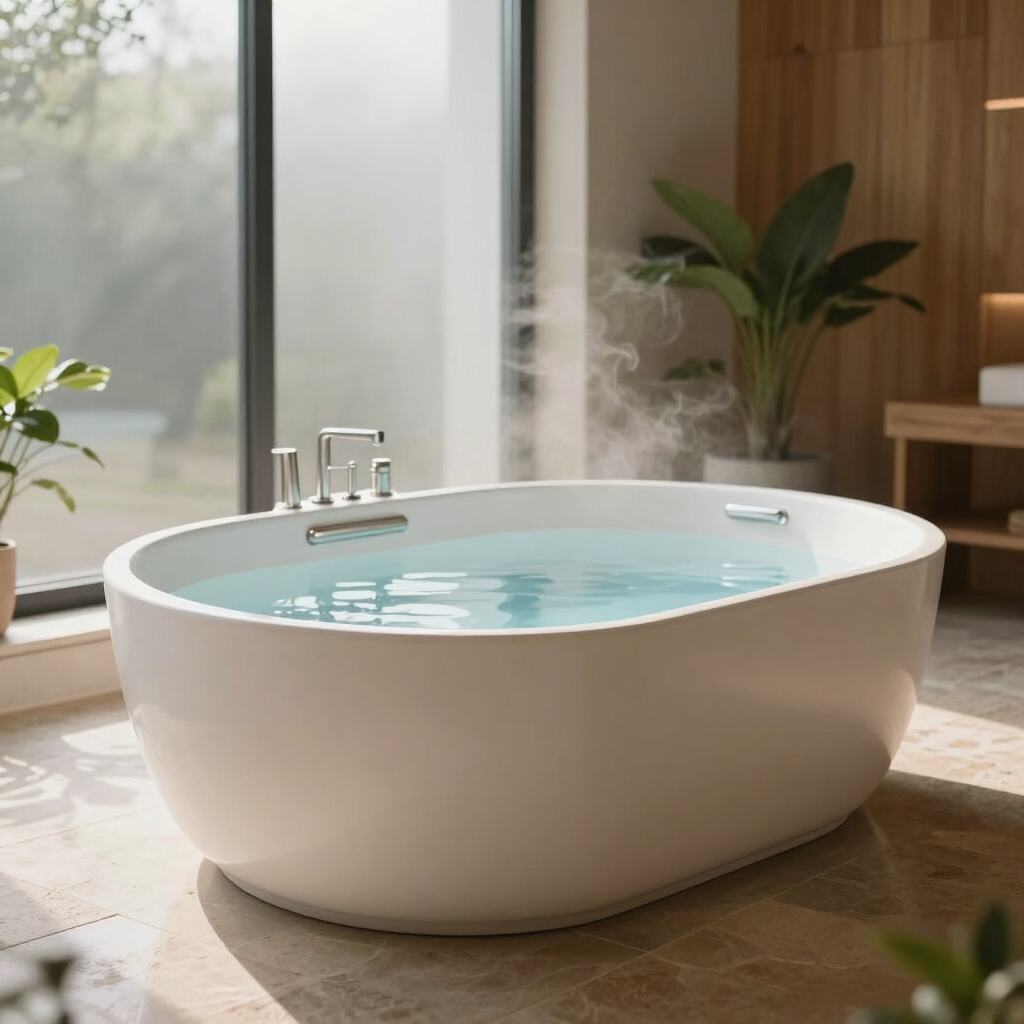 Luxury cold plunge tubs