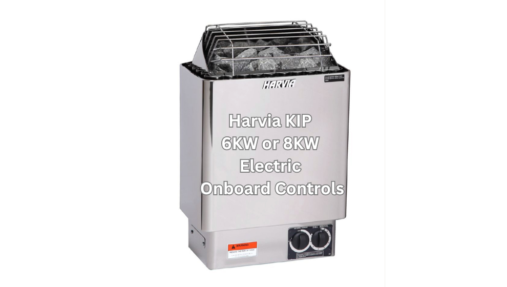 White electrical control box with a black top and front display on a plain background