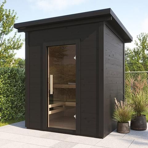 uforia outdoor luxurious traditional sauna