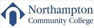 Northampton Community College logo with blue arch icon and navy text on white background