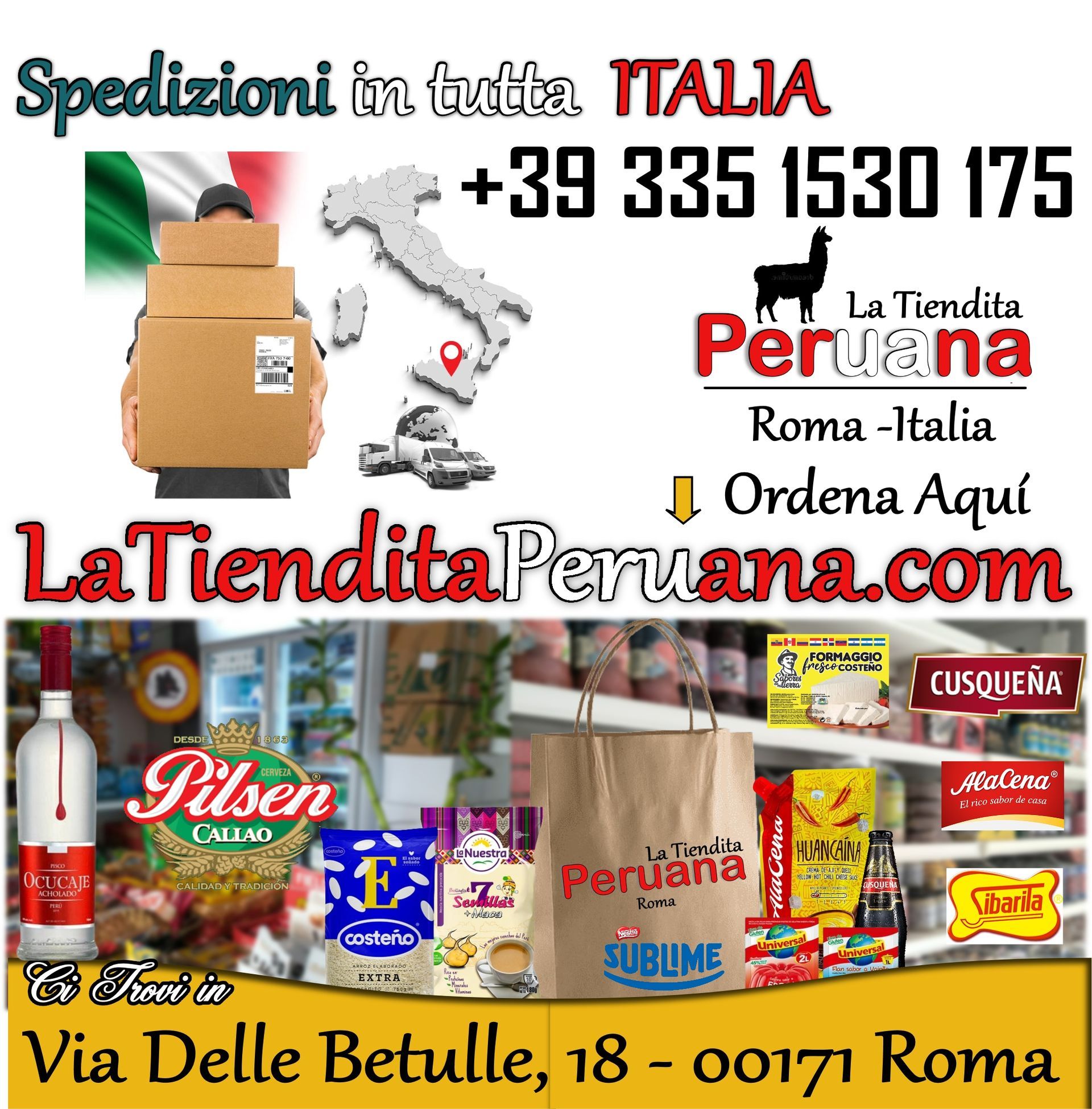 enviamos a toda Italia